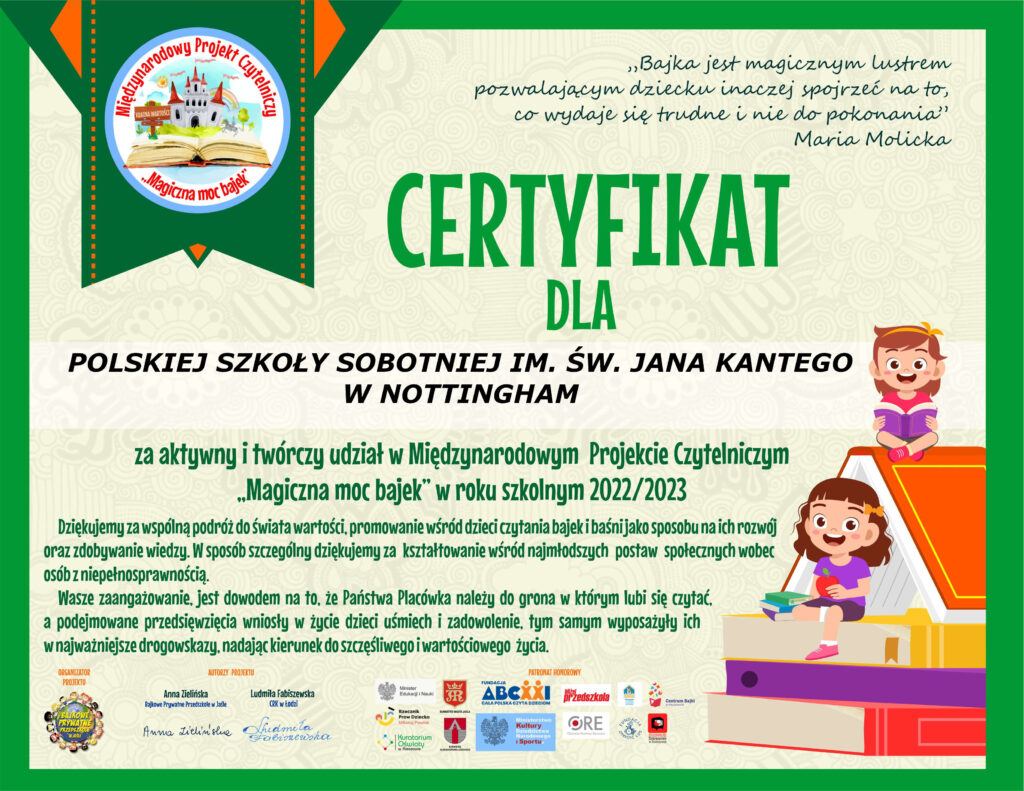 Magiczna Moc Bajek 2022/2023